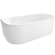 Vasca Bagno A Parete Veneta 170cm Copritappo nero