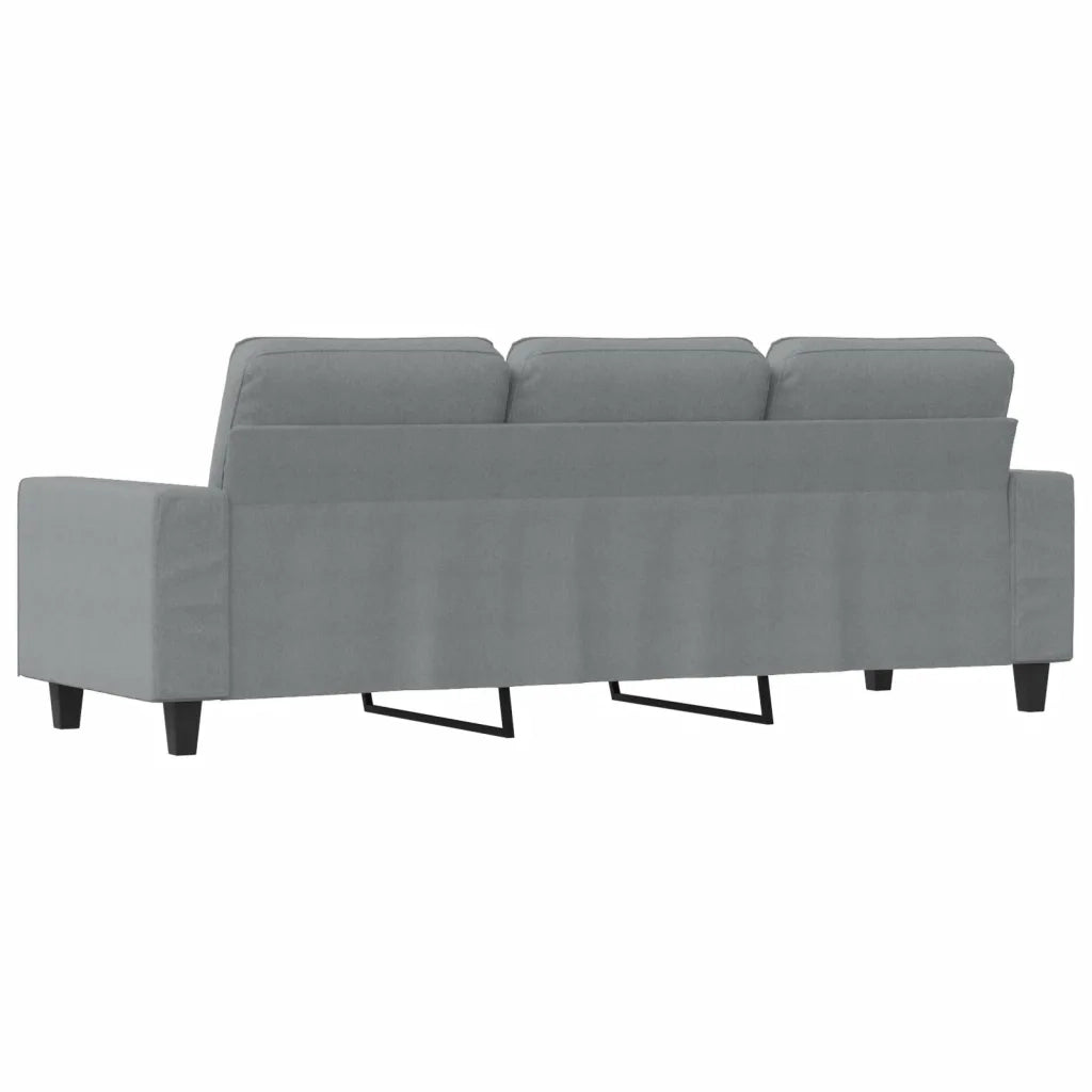 Divano a 3 Posti-Sofa 3 Posti Grigio Chiaro 180 cm in Tessuto 737143