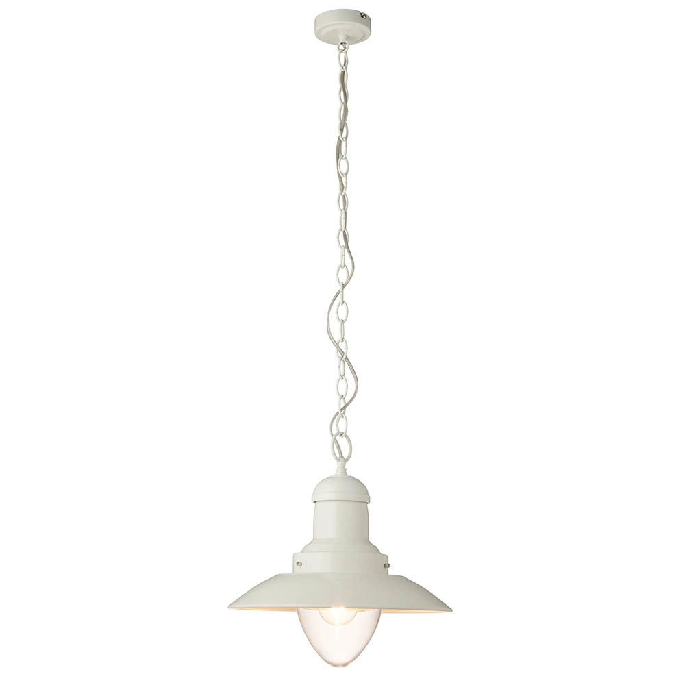 Lampada a sospensione marina crema E27 Endon Polperro