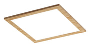 Plafoniera LED quadrata 29,5 cm 12W faggio Rabalux