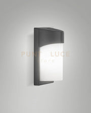 GLUCK APPLIQUE GRIGIO SCURO DA ESTERNO ATTACCO E27 IP54