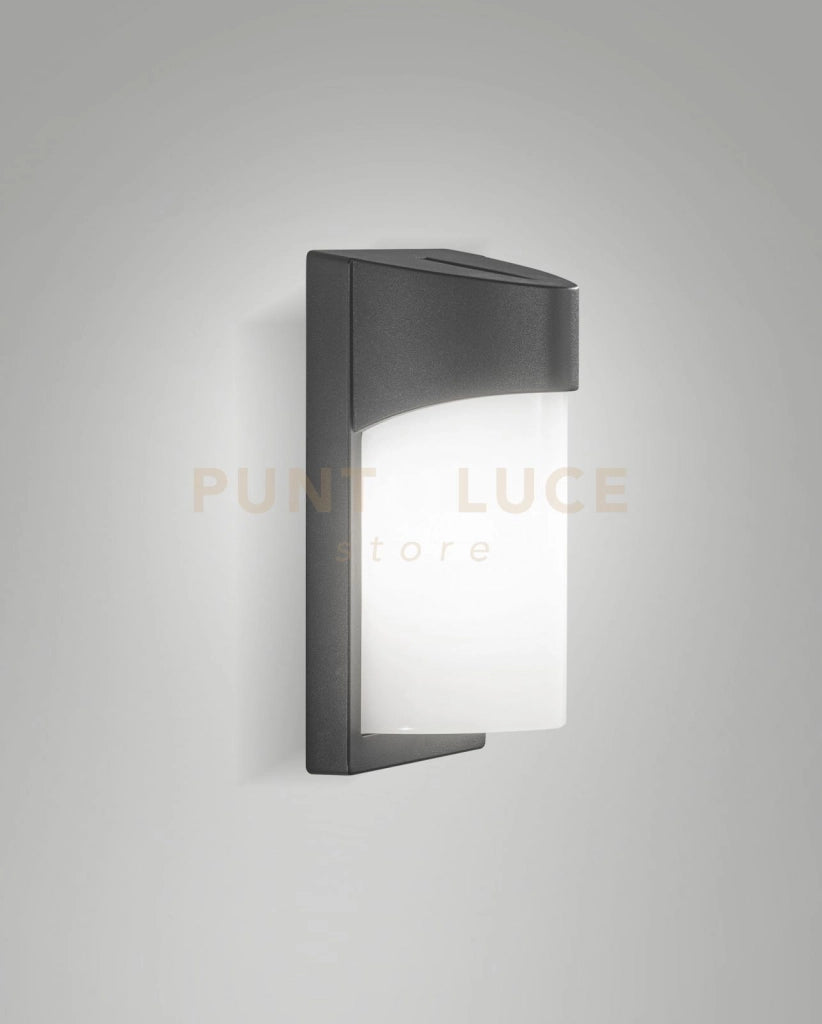 GLUCK APPLIQUE GRIGIO SCURO DA ESTERNO ATTACCO E27 IP54
