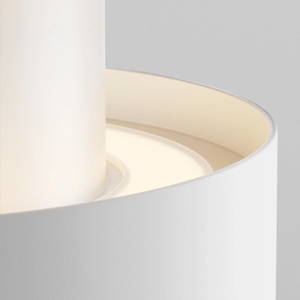 Maytoni Lampada da soffitto moderna Planet 1 luce LED integrato bianco metallo