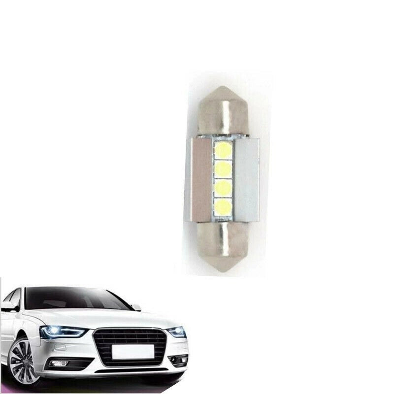 LAMPADINA 4 LED SMD 3030 SV8.5 AUTO 6000K CANBUS 2.4W 12V CA-02733
