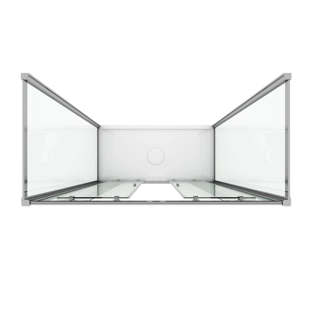 Box Doccia 3 lati 80x170x80 CM H198 stampato C mod. Young Trio 2 Ante