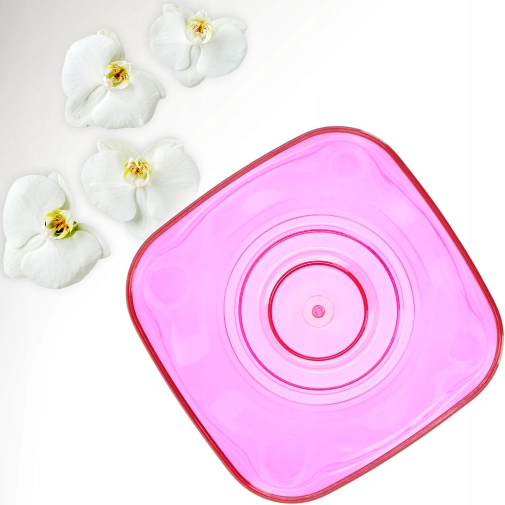 Vaso da fiori KADAX per orchidee, in plastica, rosa tinta unita, 9 cm