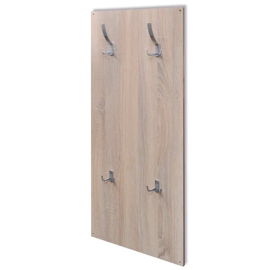 Scarpiera-Scaffale per scarpe in Legno Set 3 in 1 Rovere e Bianco