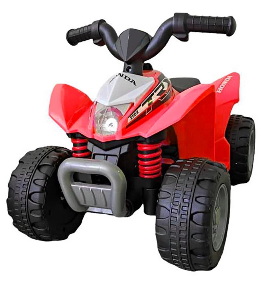 Mini Quad Elettrico per Bambini 7,2V con Licenza Honda 250X Rosso