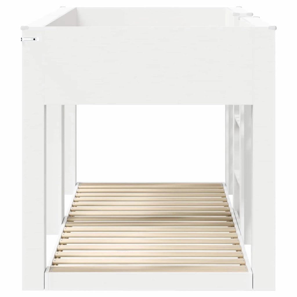 Letto a Castello per Bambini Bianco 80 x 200 cm