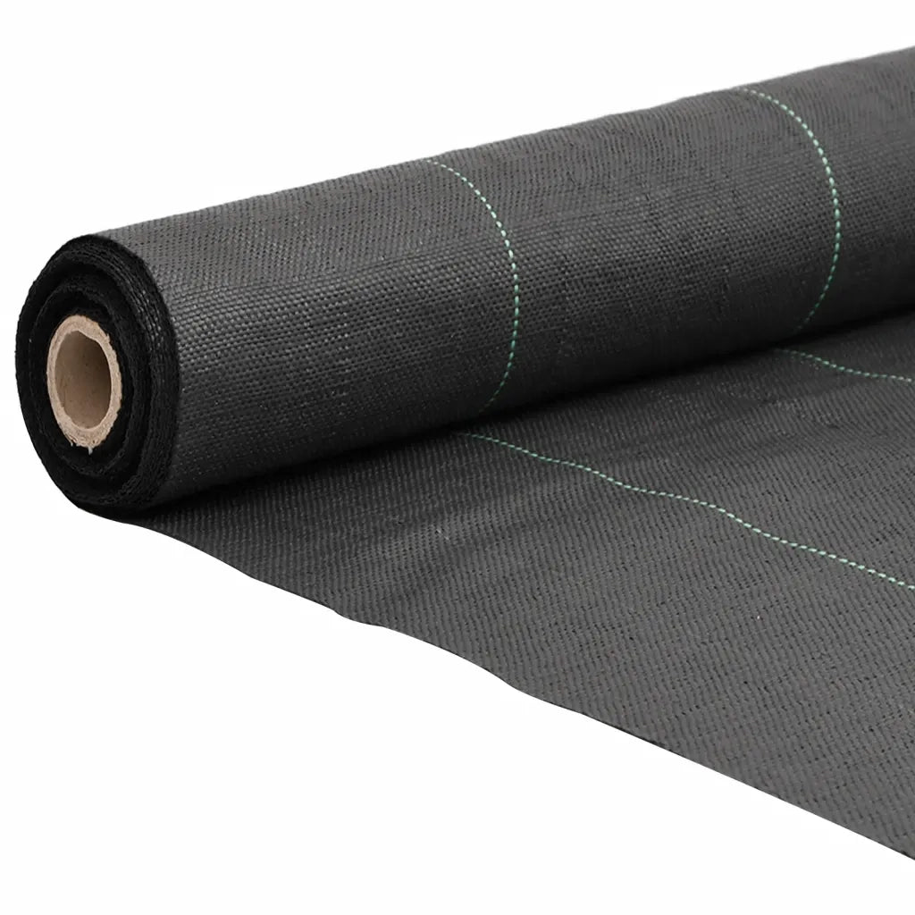 vidaXL Membrana Antierbacce Nera 4x25 m in PP