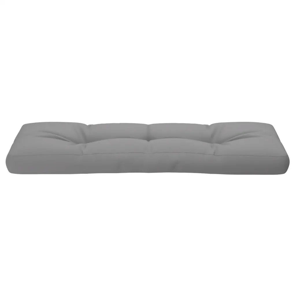 Cuscino per Pallet Grigio 120x40x12 cm in Tessuto 360624