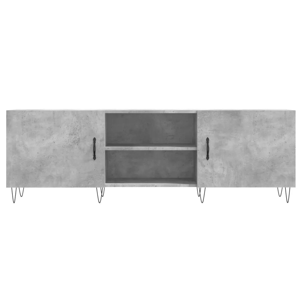 Mobile TV | Armadietto TV | Mobile Porta TV Grigio Cemento 150x30x50cm in Legno Multistrato