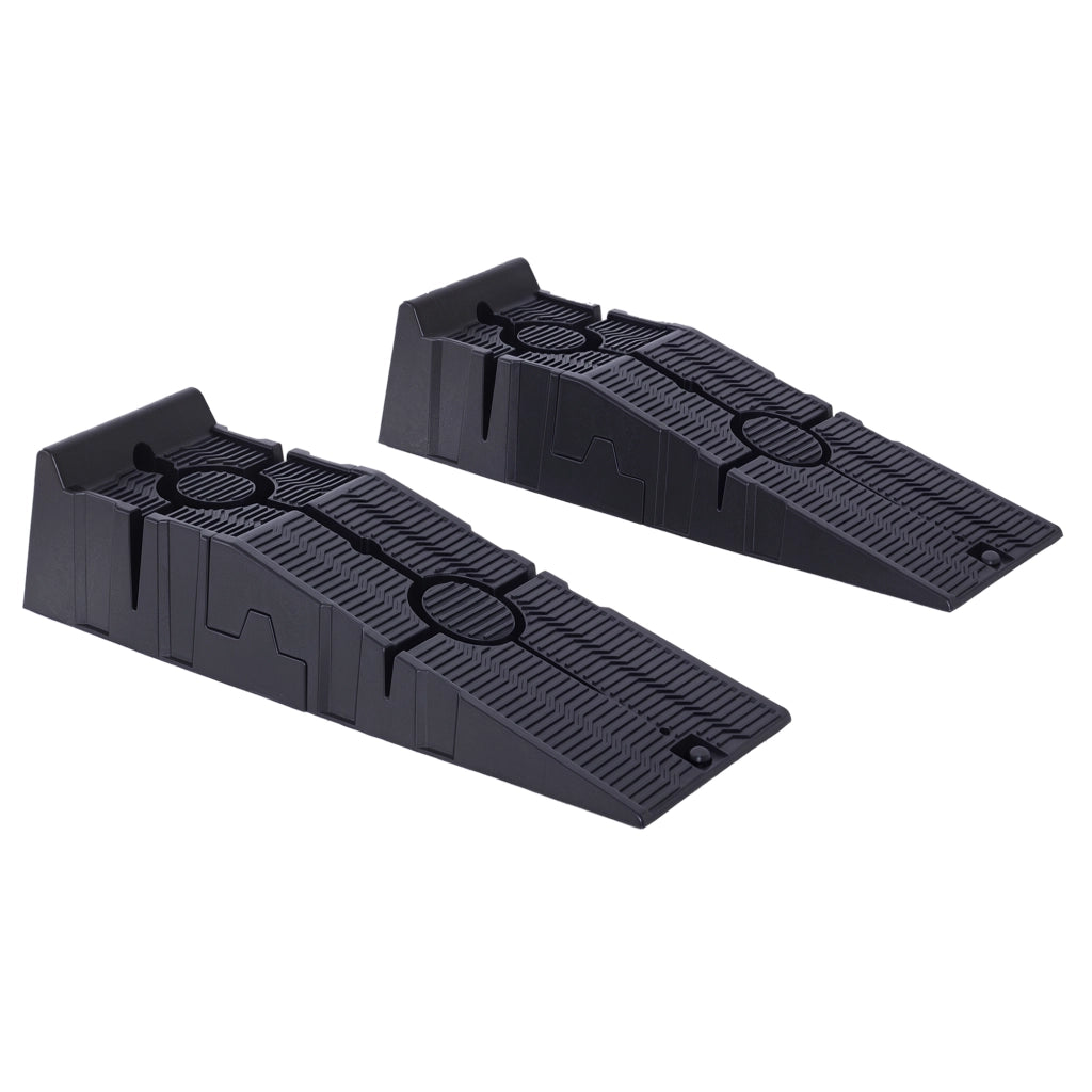 Rampa per Auto in Plastica 5 Tonnellate ¨C Minimal ¨C 91x30x21 cm Nero