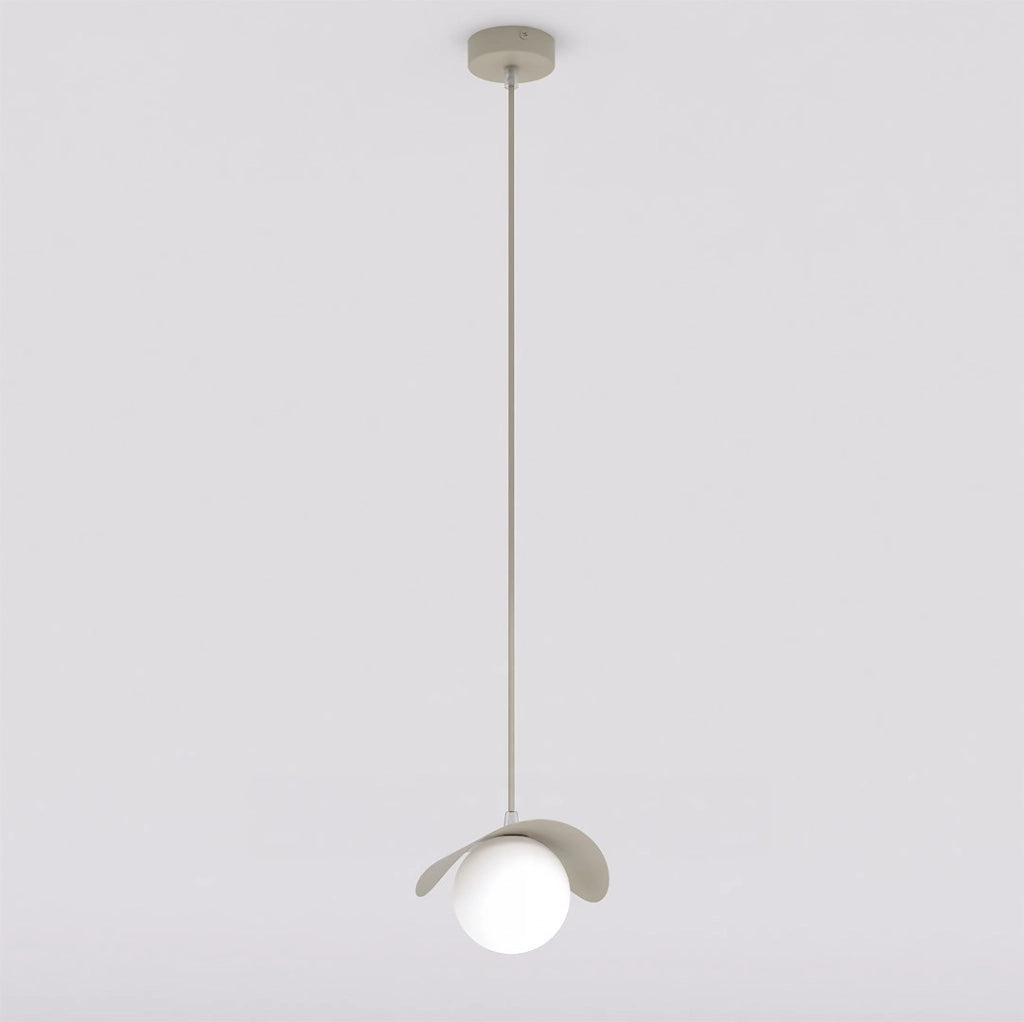 Lampada a sospensione RITUAL 1xG9 beige bianca Emibig