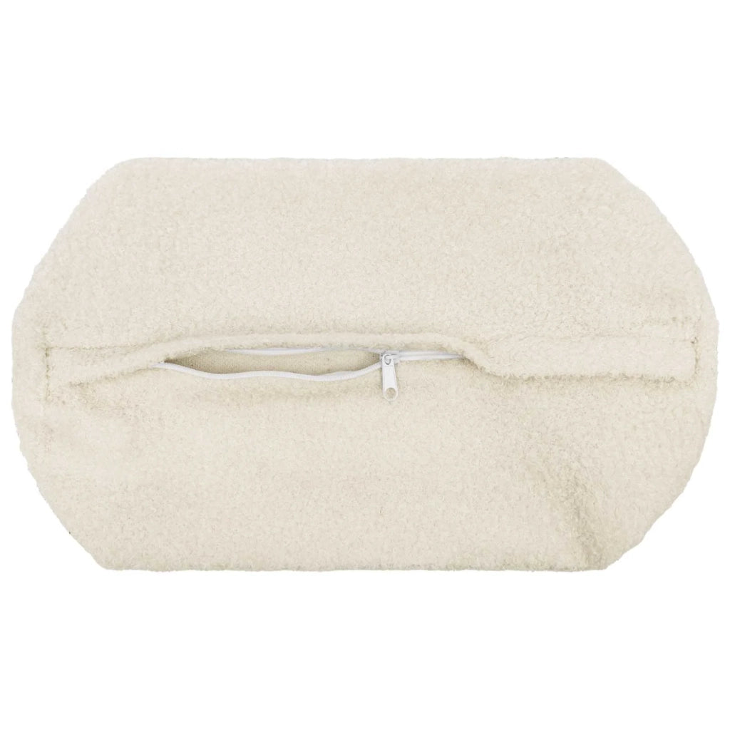 Federa 6 pcs HEERLEN Crema Ø 15 x 40 cm Bouclé 923268