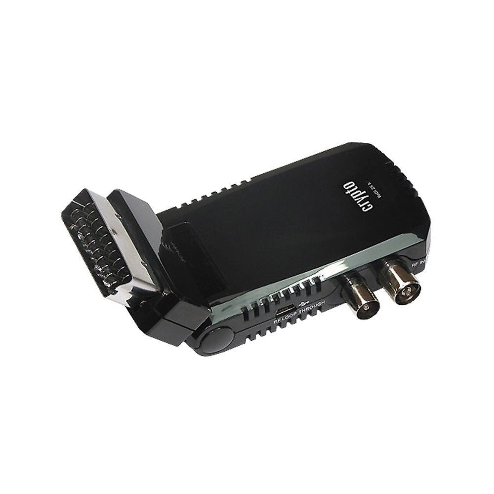 Trade Shop - Decoder Scart Ricevitore Digitale Terrestre Tv Girevole 180° Min Tdt 108v Sd -