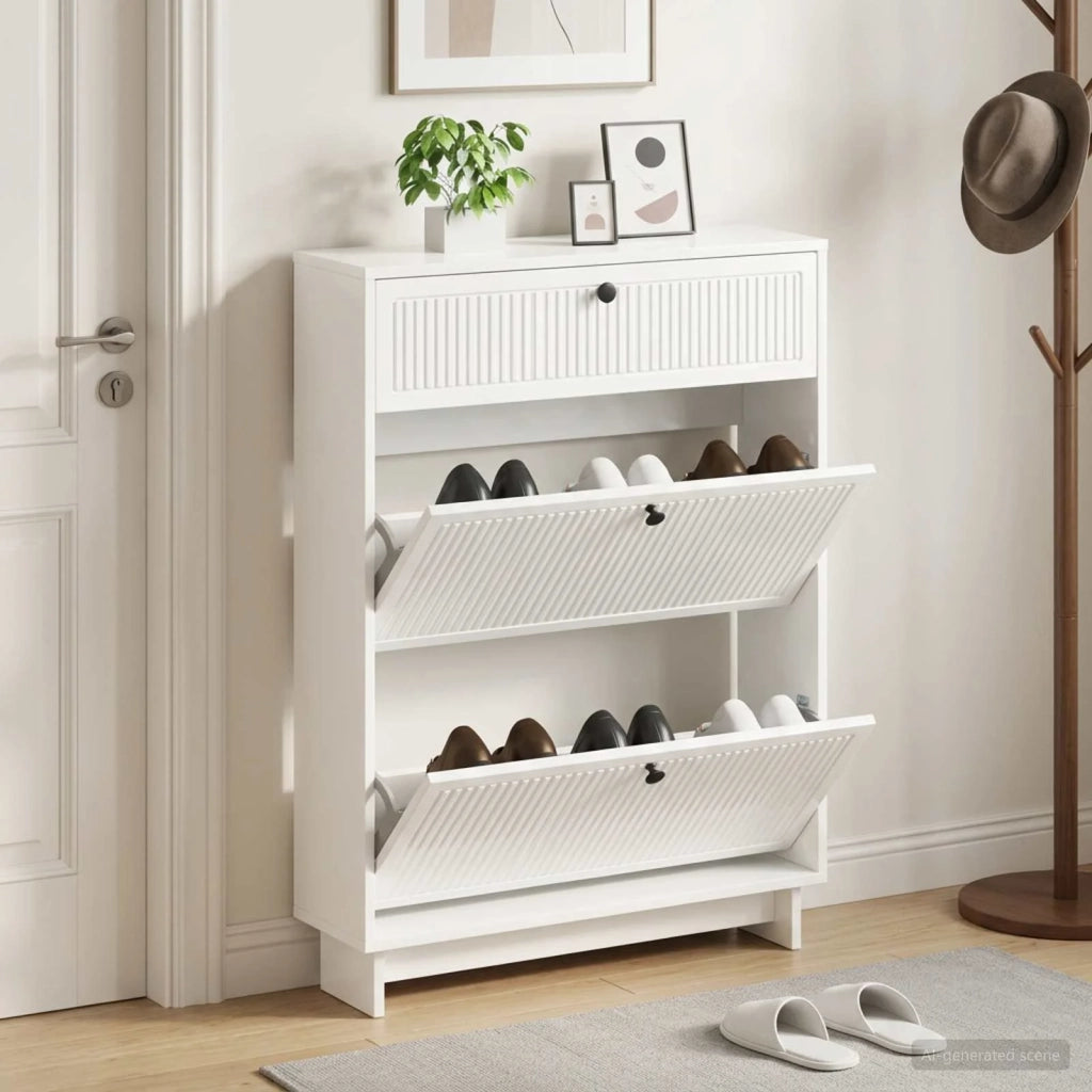 Mobile per scarpe EDE 78 x 24 x 103 cm Legno ingegnerizzato 895999
