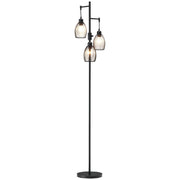 Lampada da Terra Industriale ¨C Zephmum ¨C Nero, Metallo, Regolabile