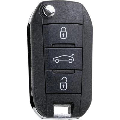 TELECOMANDO AUTO + TRANSPONDER HU83R21 SILCA  CITROEN PEUGEOT