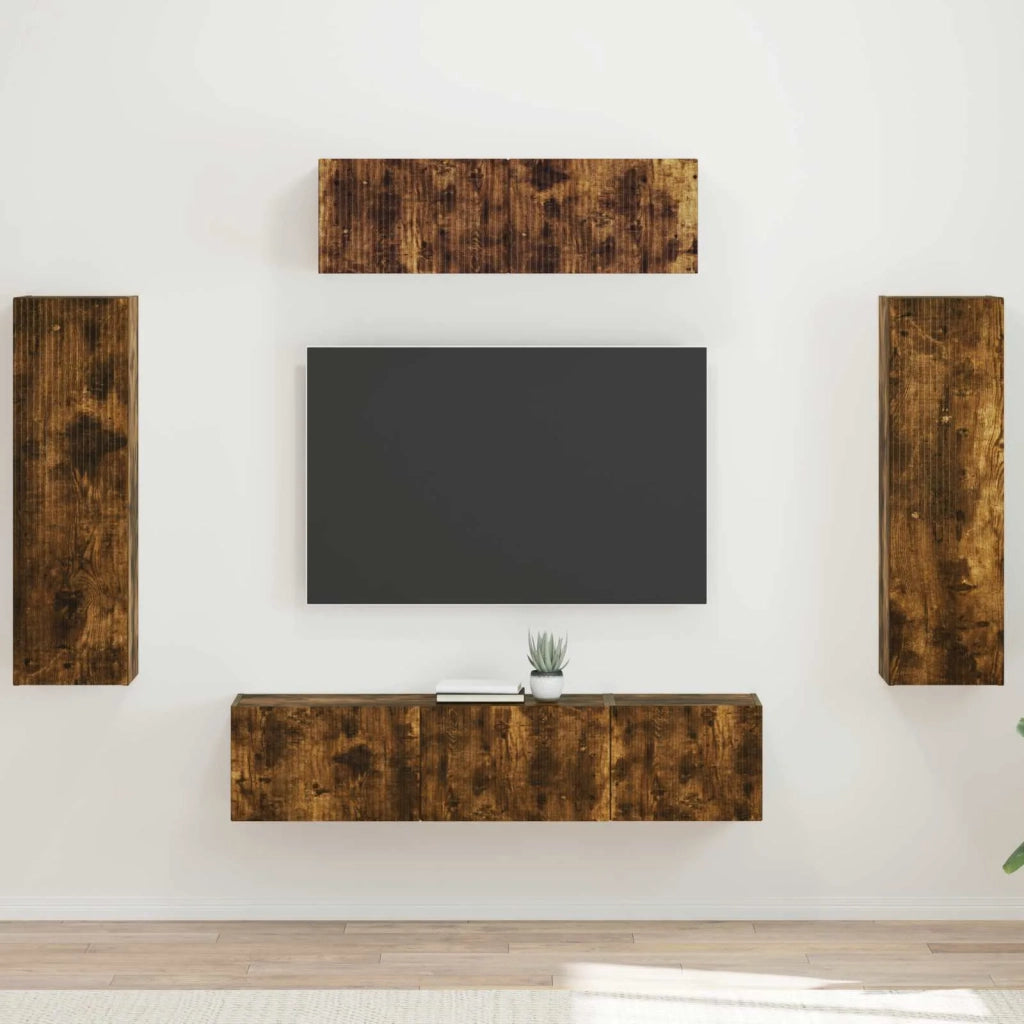 Mobile TV 5 pcs Rovere fumé 3409173
