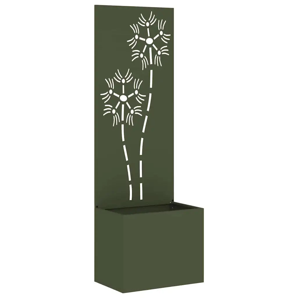 Schermo per privacy in giardino Oliver verde 50 x 140 cm 876437