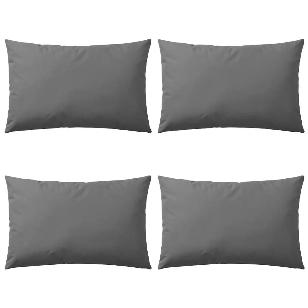 Cuscini da Esterno 4 pz 60x40 cm Grigi cod mxl 51778