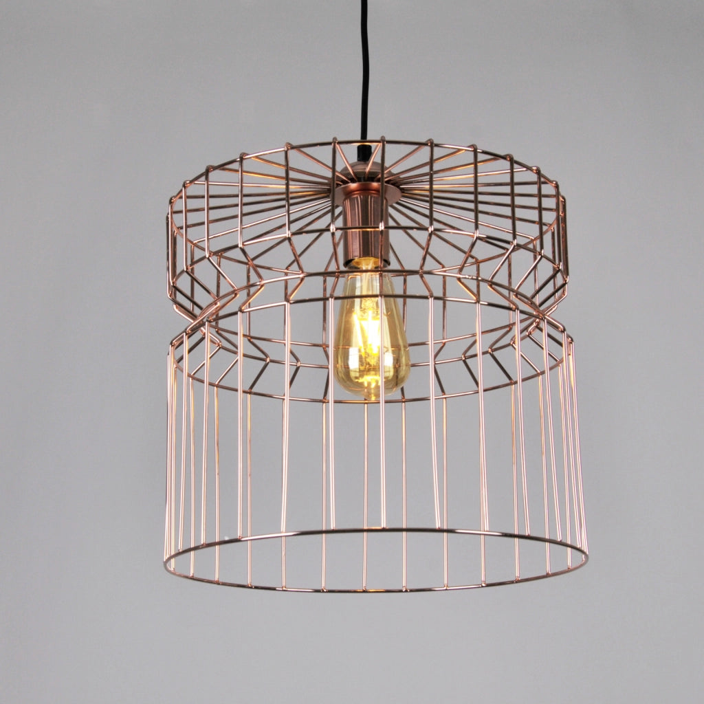 Lampada a sospensione Polux Lagos oro metallo E27 316387