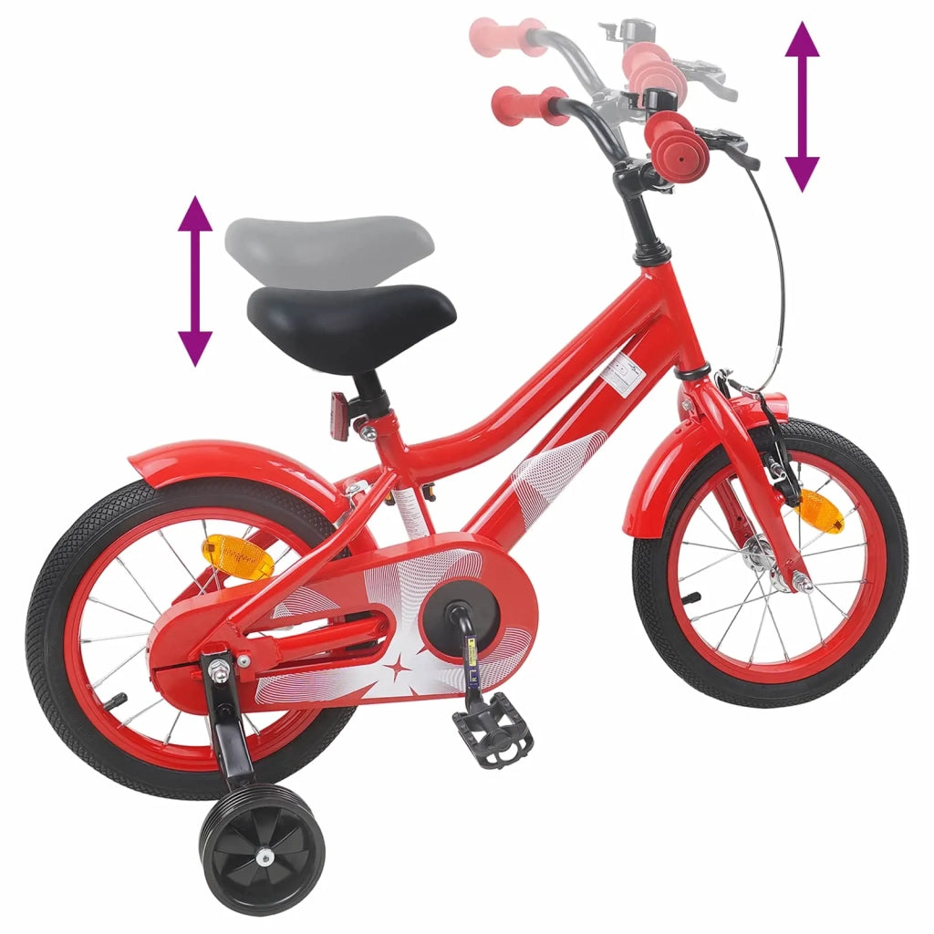 Bicicletta per Bambini 16 Pollici per bambini di 4-6 anni Rosso 42009383