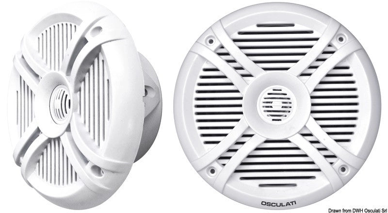 Altoparlanti a due vie con LED RGB progr. 6,25'' b mm 138 pot. w 2x50