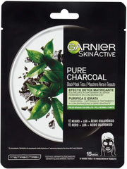 GARNIER MASCHERA PURIFICA E IDRATA 28 GR CARBONE VEGETALE PELLI NORMALI