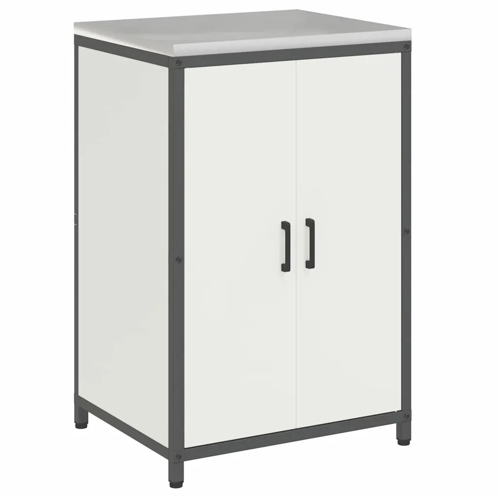 Set di Stoccaggio per Cucina con lo scaffale 2 pz-Armadietto Cucina-Armadietto Cucina Bianco 316043