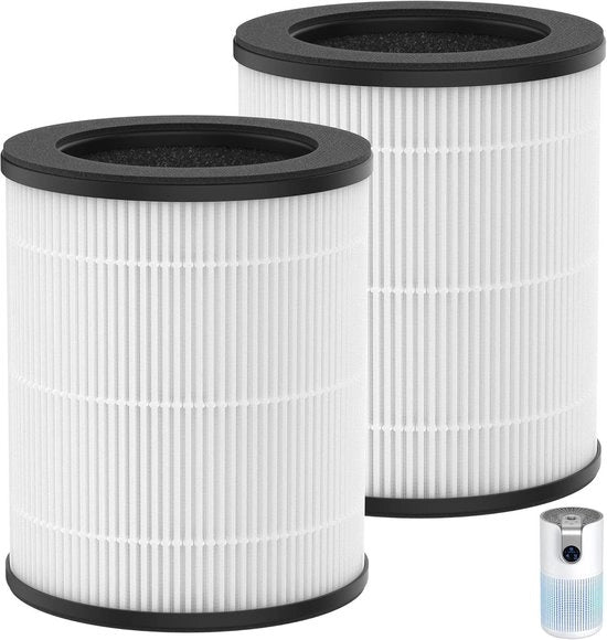 Adatto per l'aria purificatore filtro M01/M02/M03/AP-S0610L, pulisce e elimina odori e polvere, 2 pezzi