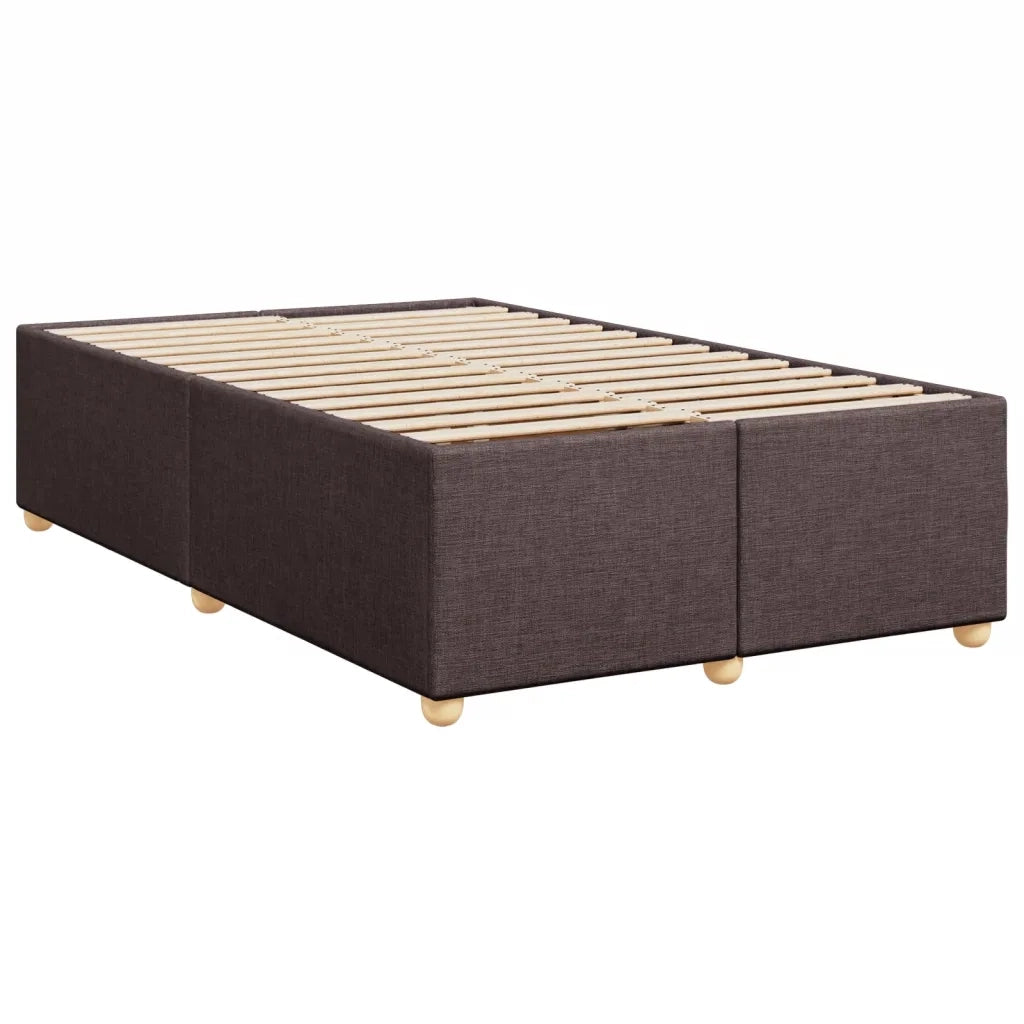 Giroletto senza Materasso Marrone Scuro 120x200 cm Tessuto 3284725