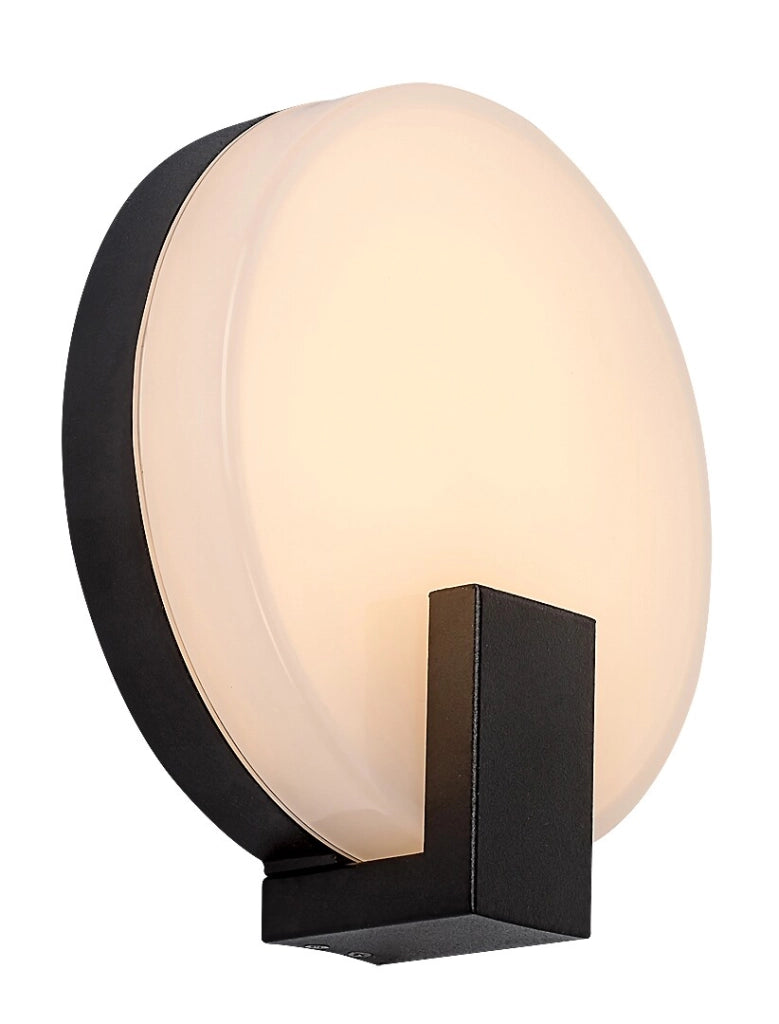 Applique esterna moderna LED 10W Cyprus nera IP44 Rabalux