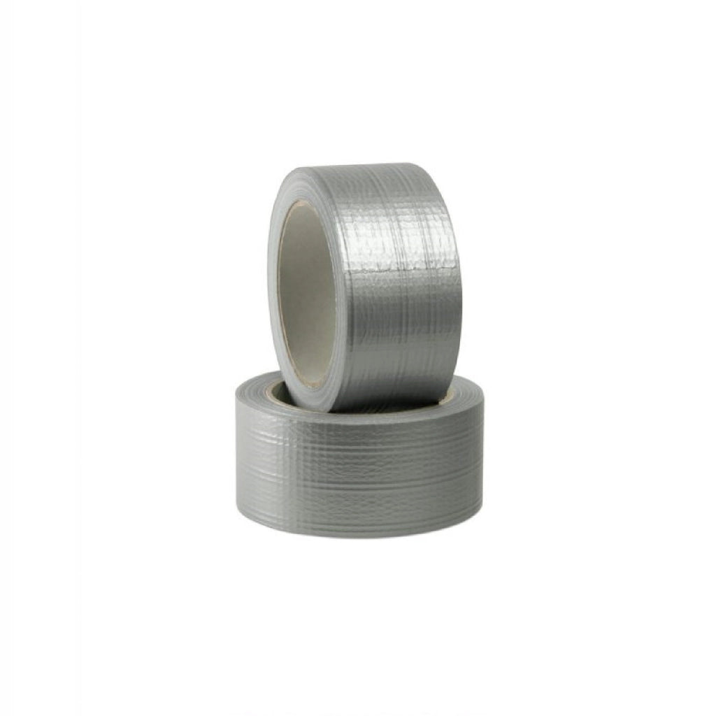 Nastro americano telato extraforte  grigio/argento 5 cm x 25 m