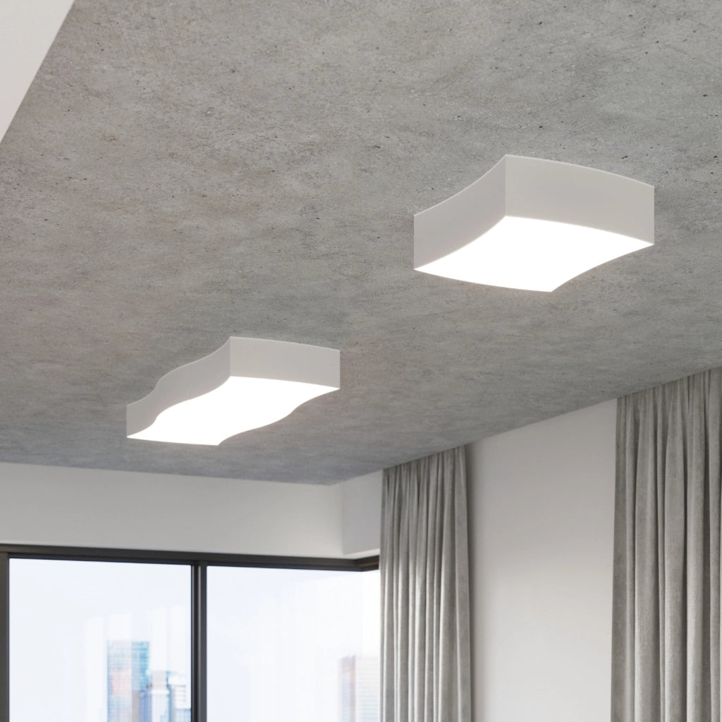 Lampada da soffitto SQUARE 1 bianco
