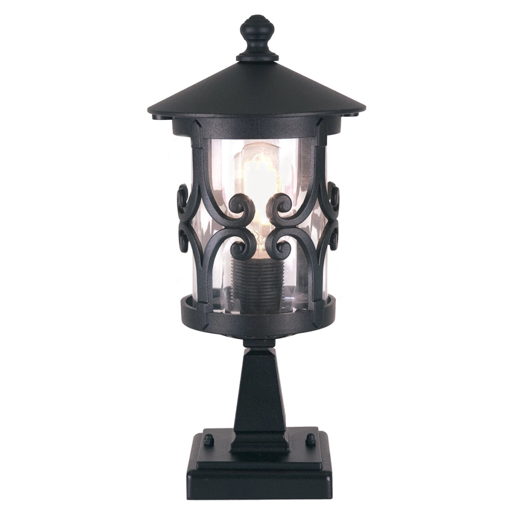 Lampada da giardino Hereford 34cm E27 nera Elstead