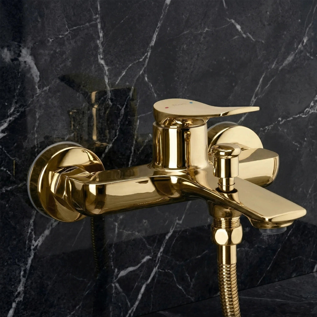 Miscelatore Per Vasca Premium Rea Vision Gold
