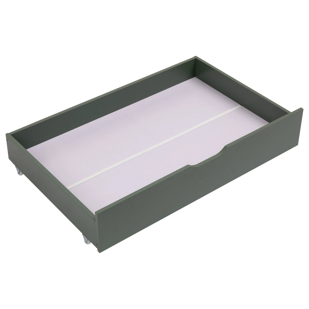 Letto per bambini 190x90cm verde con cassetti ADAM