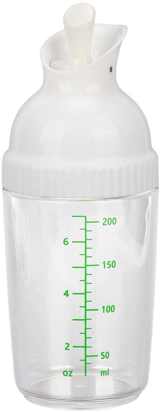 Shaker per insalata - 200ml - Accessorio da cucina - Ideale per insalate - Transparente