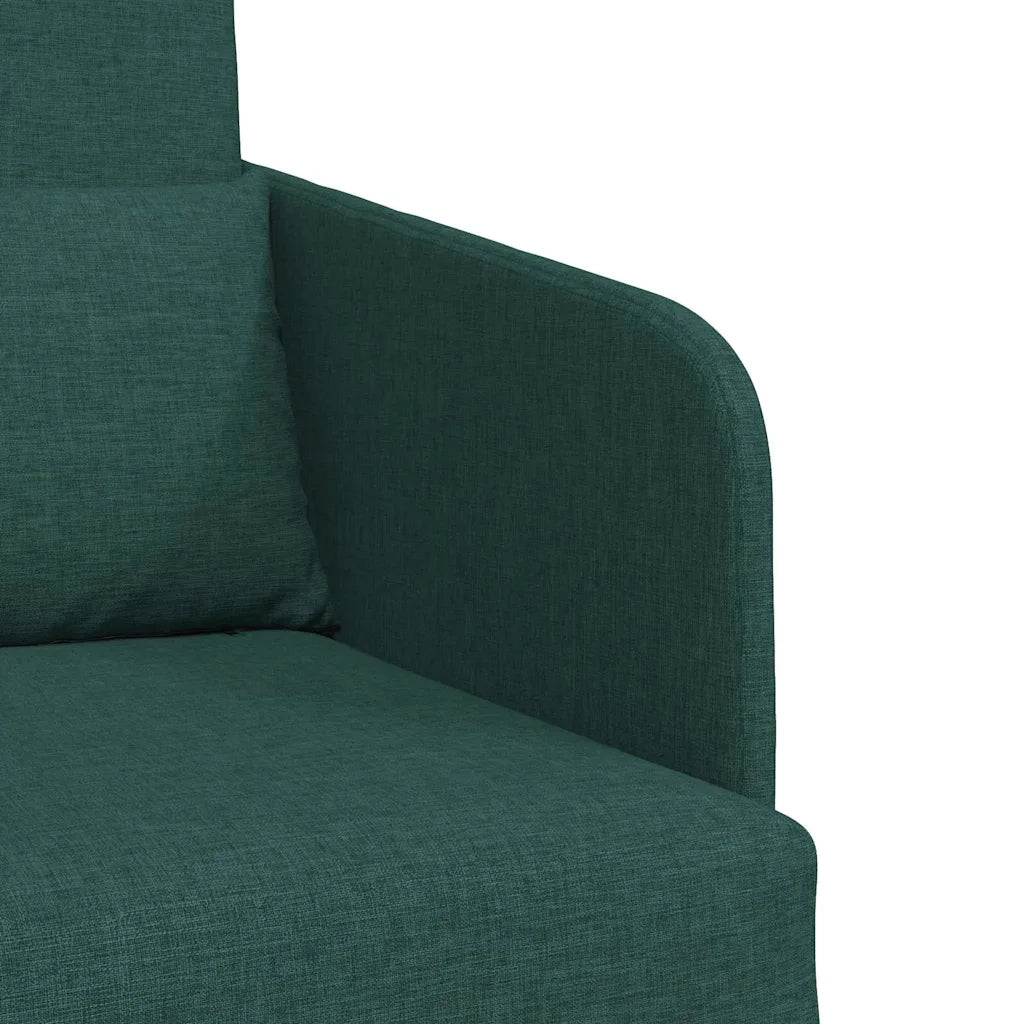 Divano letto-Sofa Letto-Daybed Verde Scuro 65 x 80 x 83 cm Tessuto