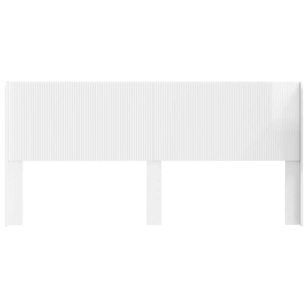 Testiera Letto Bianco Lucido Legno ingegnerizzato 889559