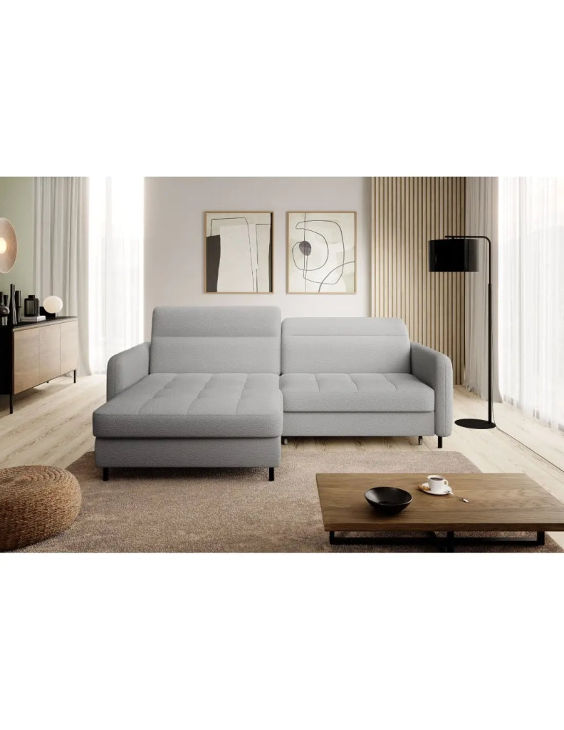 Divano ad angolo collezione GOUMSI colore Grigio chiaro