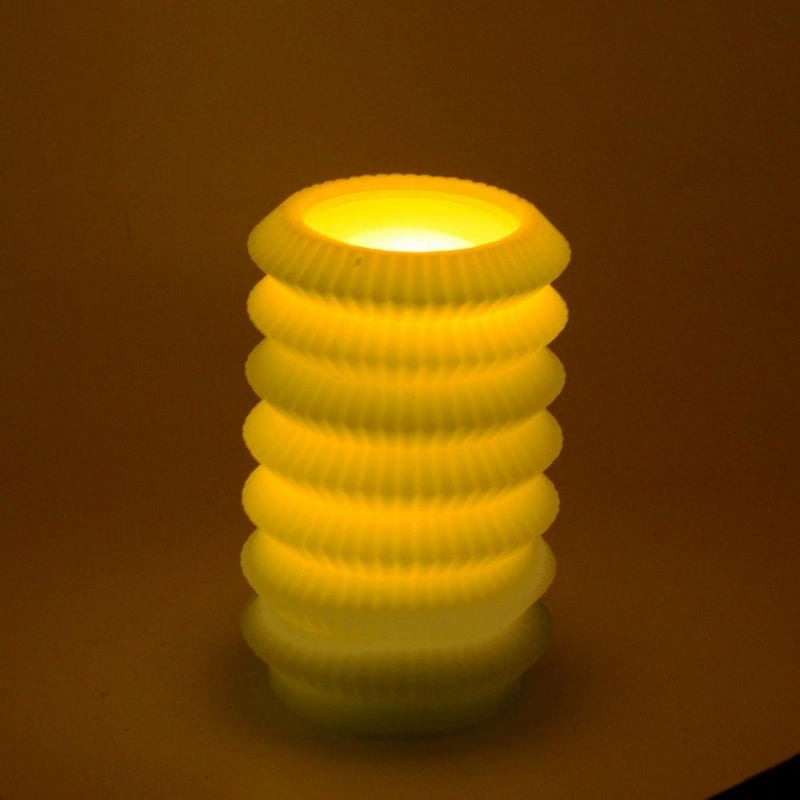 Candela led lanterna verde fontana cmÃ¸13,5h20
