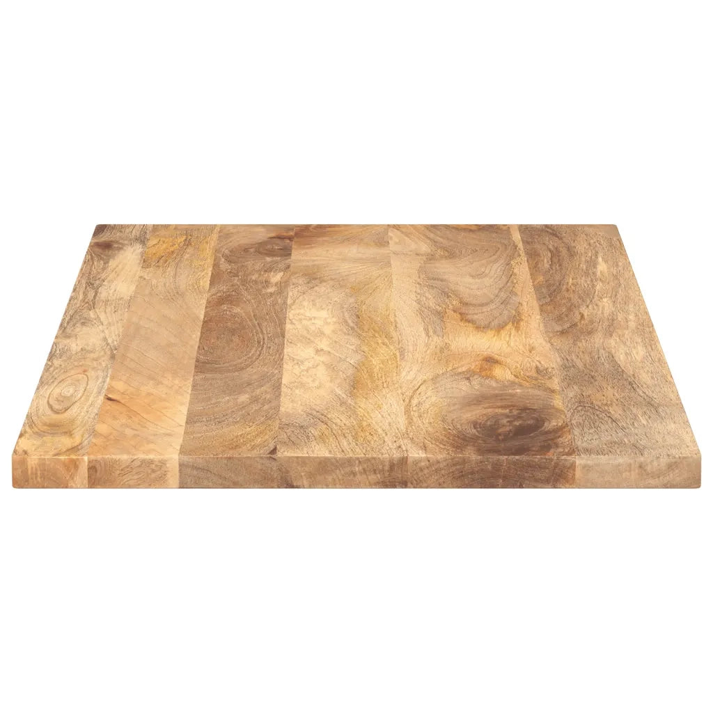 Piano per Tavolo 100x70x3,8cm Rettangolare Legno Massello Mango 371542