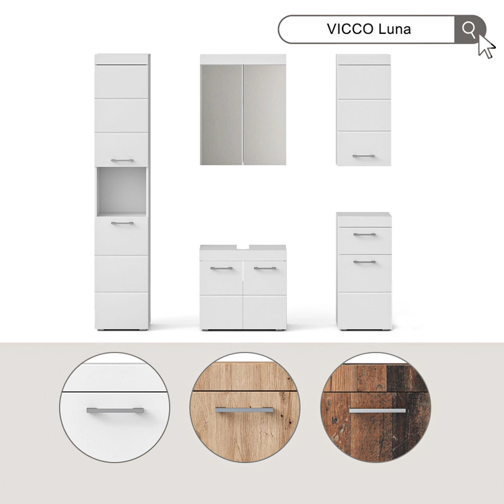 Vicco Set di mobili da bagno Oldstyle 4 parti
