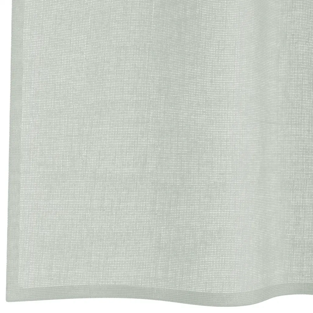 Tende in Voile con Passanti 2 pz Grigio Chiaro 140x245 cm