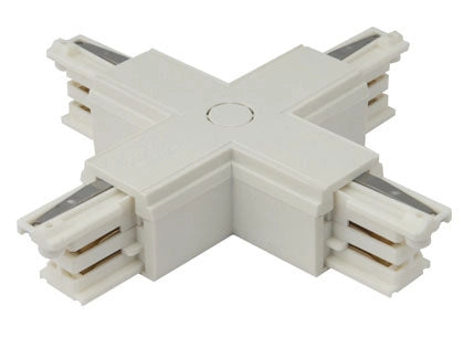 Connettore X per binario trifase bianco Maxlight in alluminio
