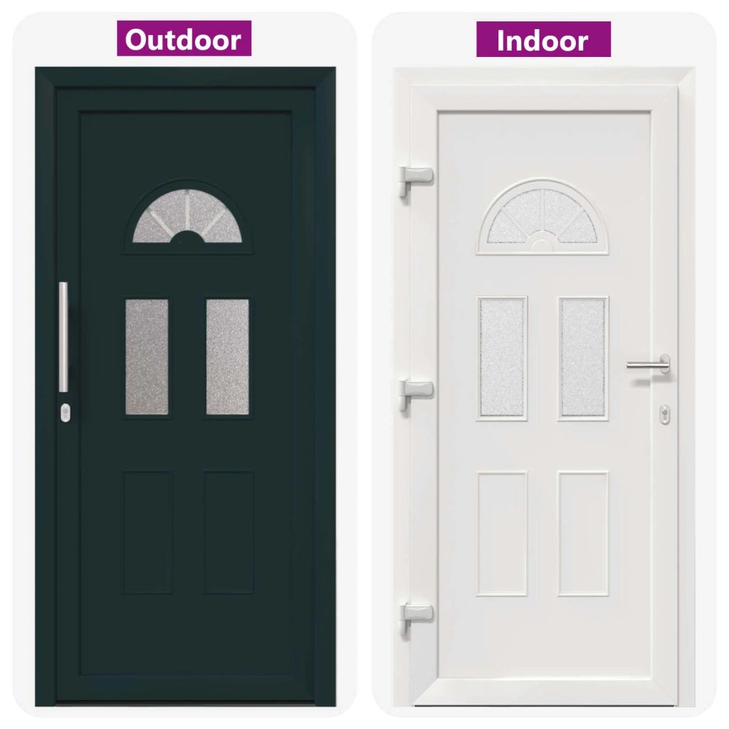 Porta Frontale Antracite 98 x 198 cm PVC
