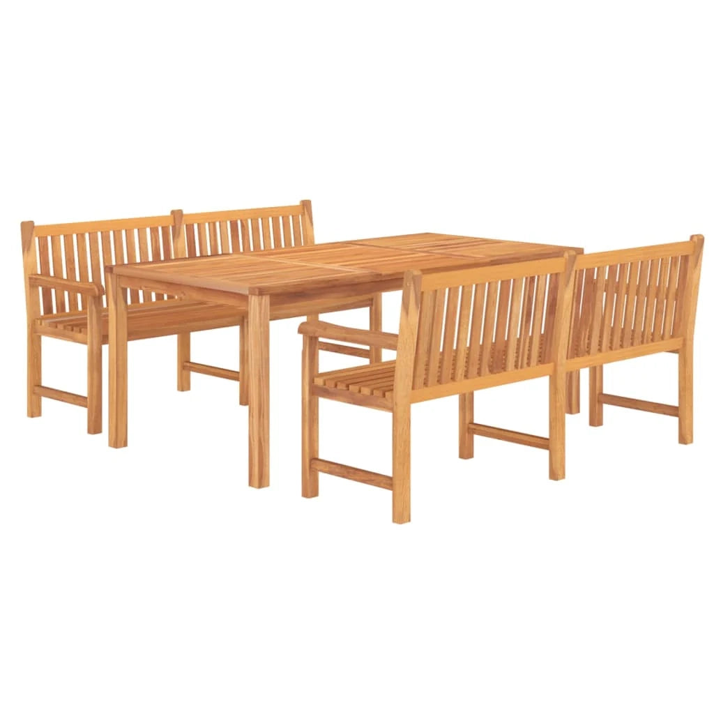 Set da pranzo da esterno 3 pezzi in legno massello di teak 02_0014257